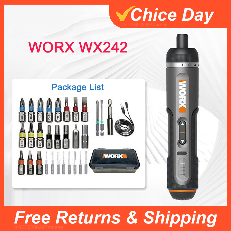 Smart Home Micro Bit - Worx 4V Mini Electrical Screwdriver Set