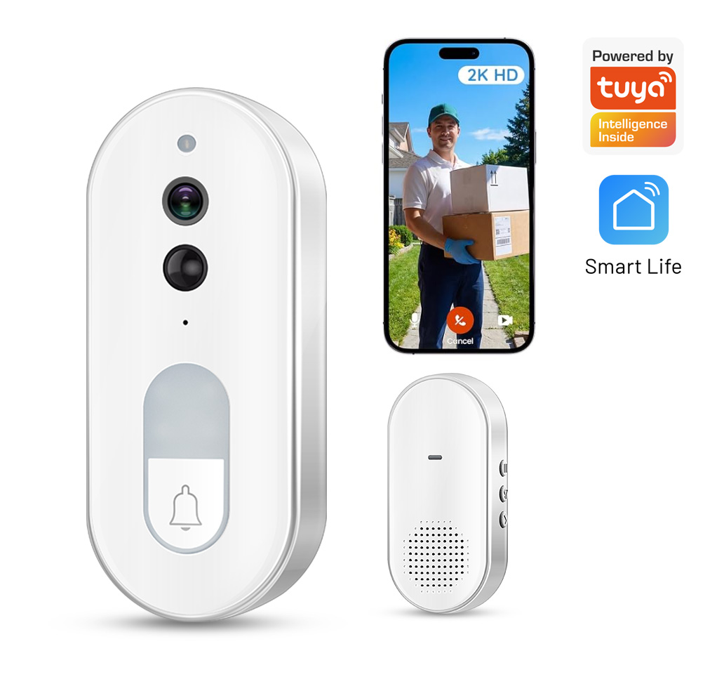 Smart Home Video Doorphone Ezviz - Tuya Smart Video Doorbell Wireless 1080P