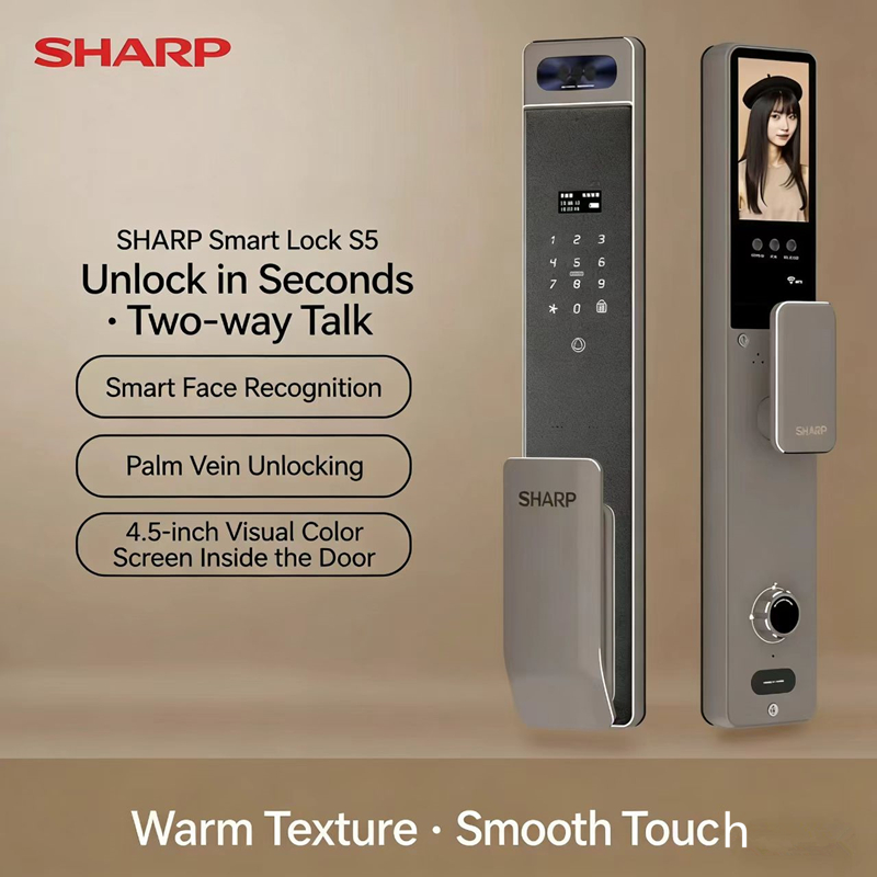 Smart Home Lock - Sharp S5-FV Fully Automatic Smart Lock