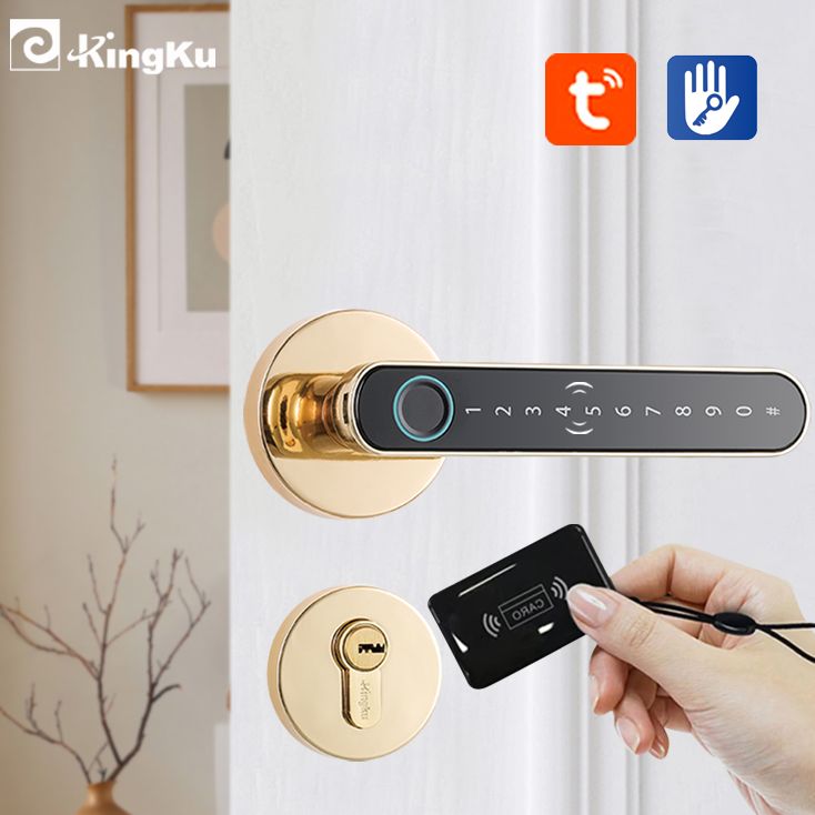 Smart Home Lock - Smart Fingerprint Door Lock Handle for