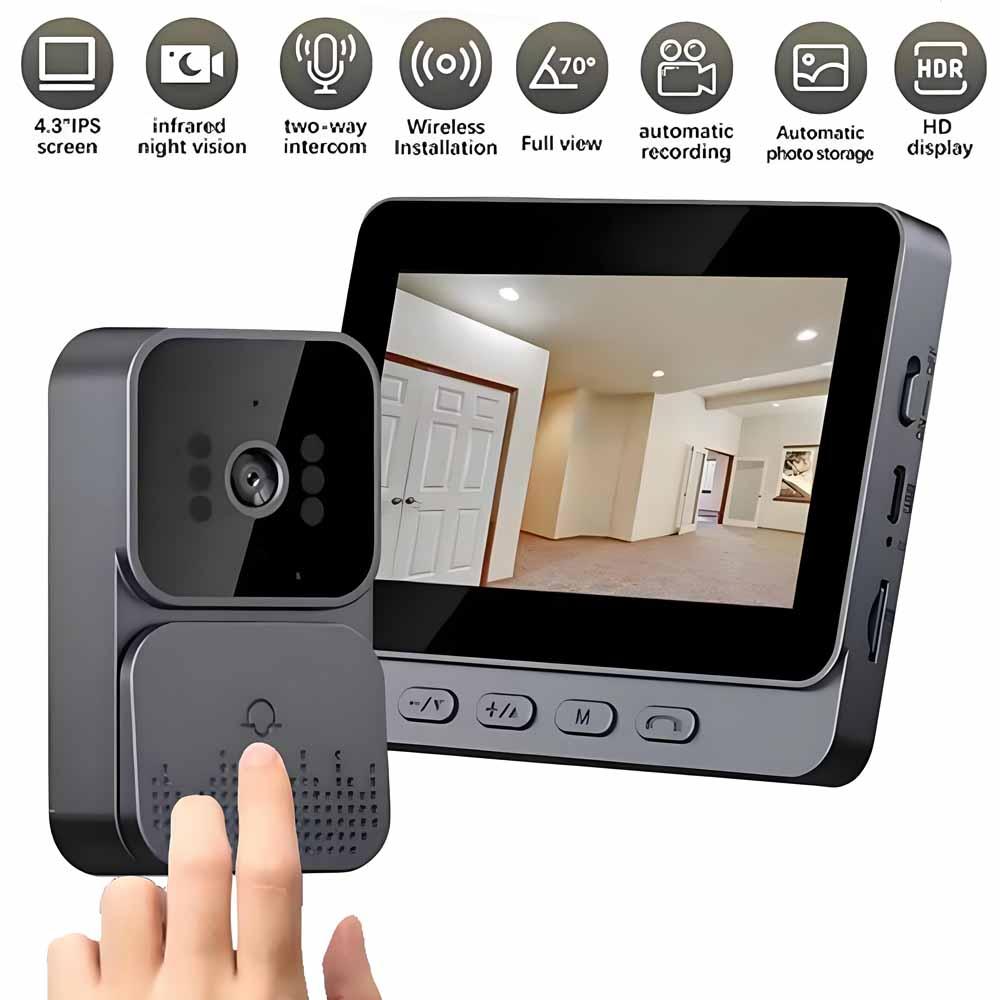 Smart Home Video Doorphone Ezviz - Wireless Intercom Doorbell HD Night Vision