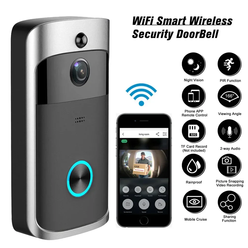 Smart Home Video Doorphone Ezviz - 720P HD Smart Home Wireless WIFI