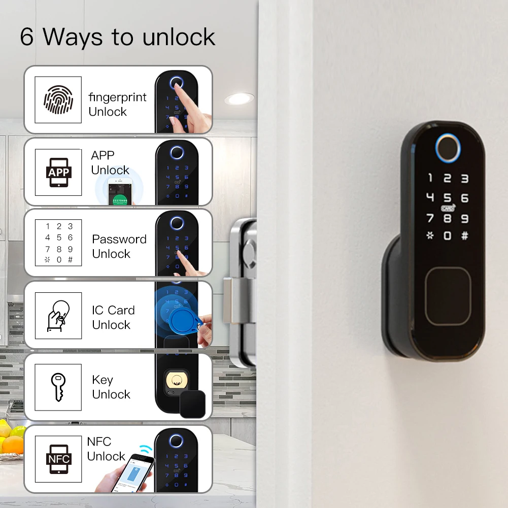 MOES WiFi Tuya Smart Lock Door - Smart Home Lock recension och pris