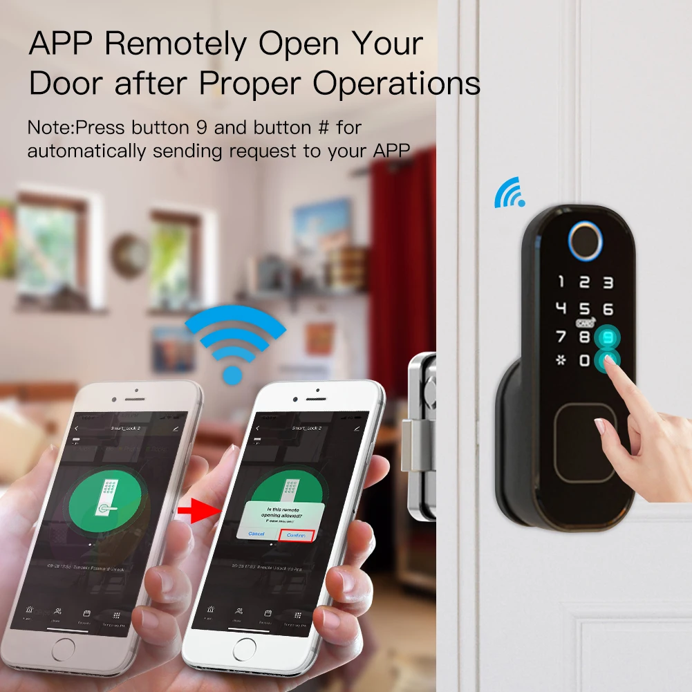 MOES WiFi Tuya Smart Lock Door - Smart Home Lock recension och pris