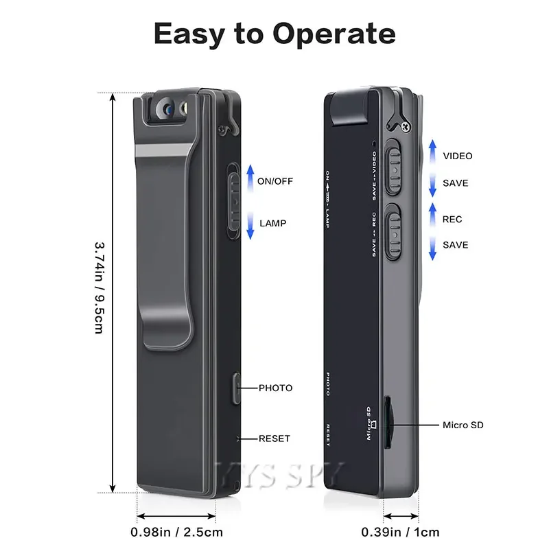 Portable 1080P Mini Camera 6 h - Smart Home Kamera recension och pris