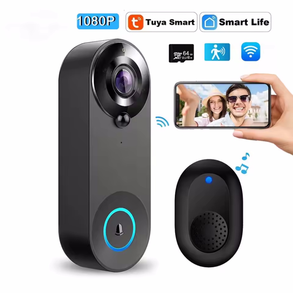 Tuya 1080P Wireless WIFI Doorb - Smart Home Video Doorphone Ezviz recension och pris
