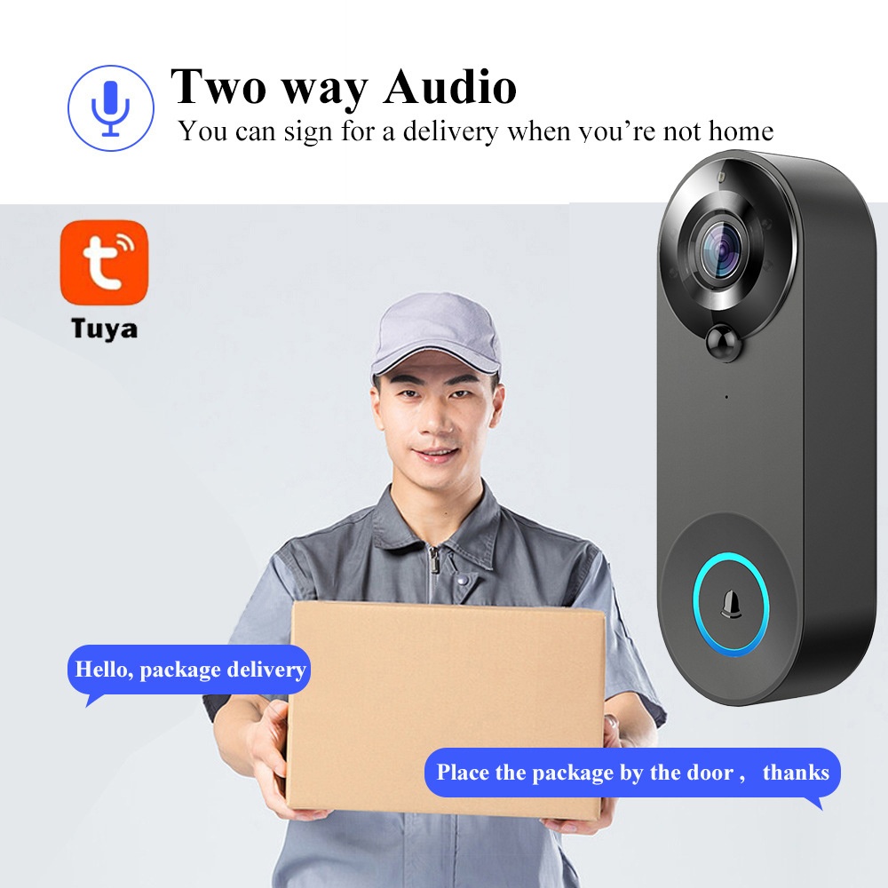 Tuya 1080P Wireless WIFI Doorb - Smart Home Video Doorphone Ezviz recension och pris