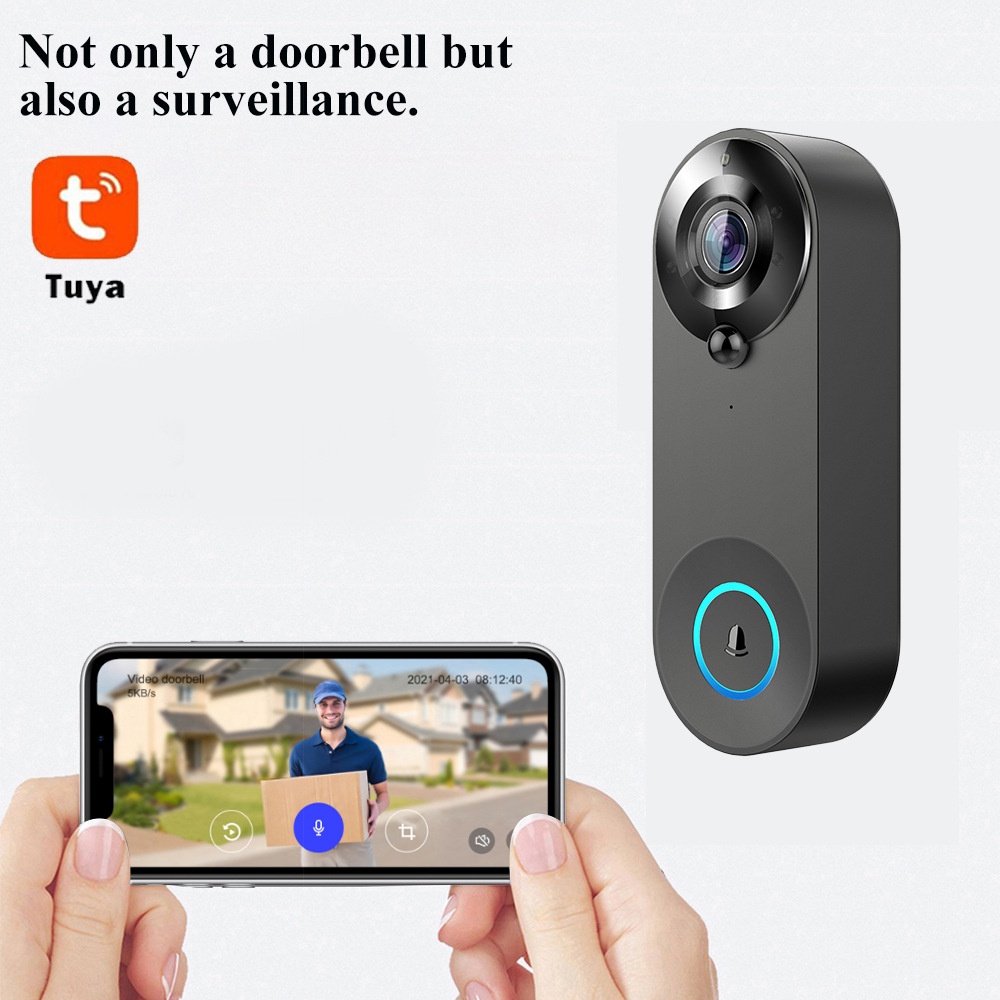 Tuya 1080P Wireless WIFI Doorb - Smart Home Video Doorphone Ezviz recension och pris