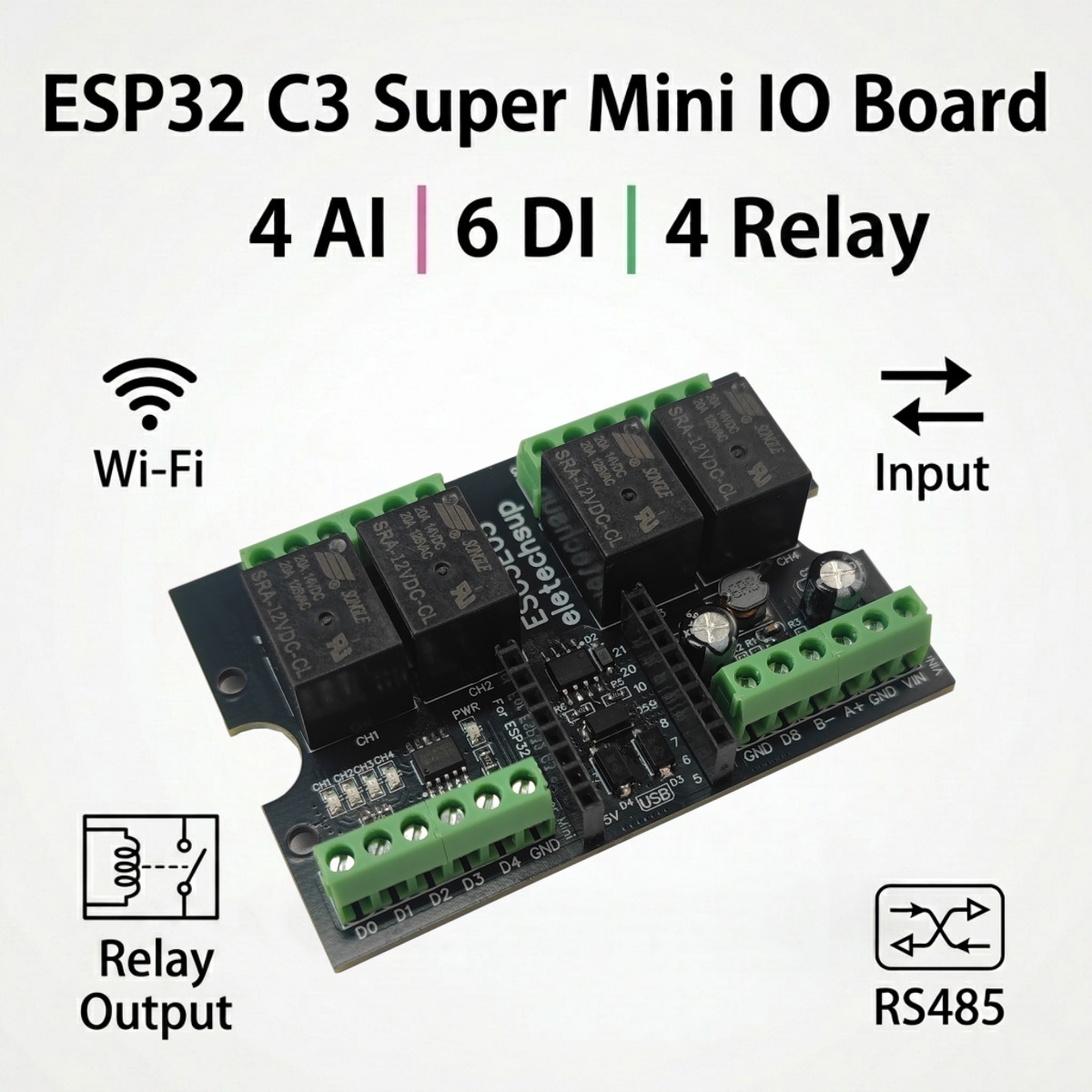 ESP32 C3 RISC-V SOC Wi-Fi BLE  - Smart Home With Plc recension och pris