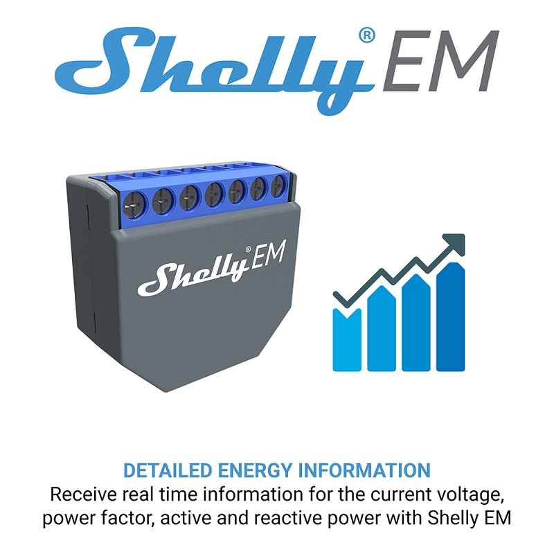 SHELLY EM Wifi Smart Life Cont - Smart Home Voice Control recension och pris