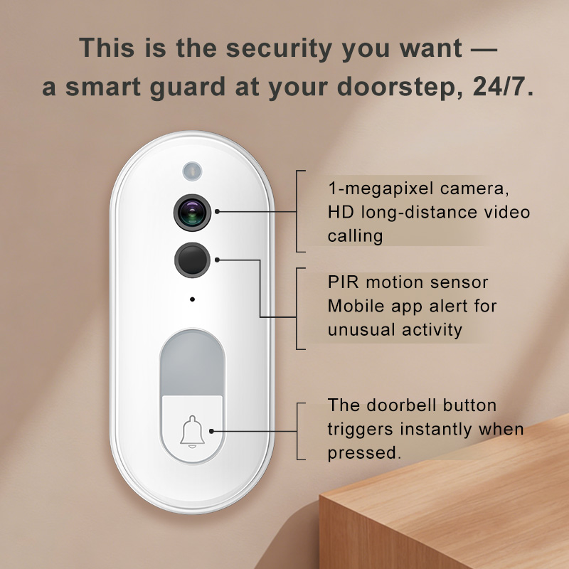 Tuya Smart Video Doorbell Wire - Smart Home Video Doorphone Ezviz recension och pris