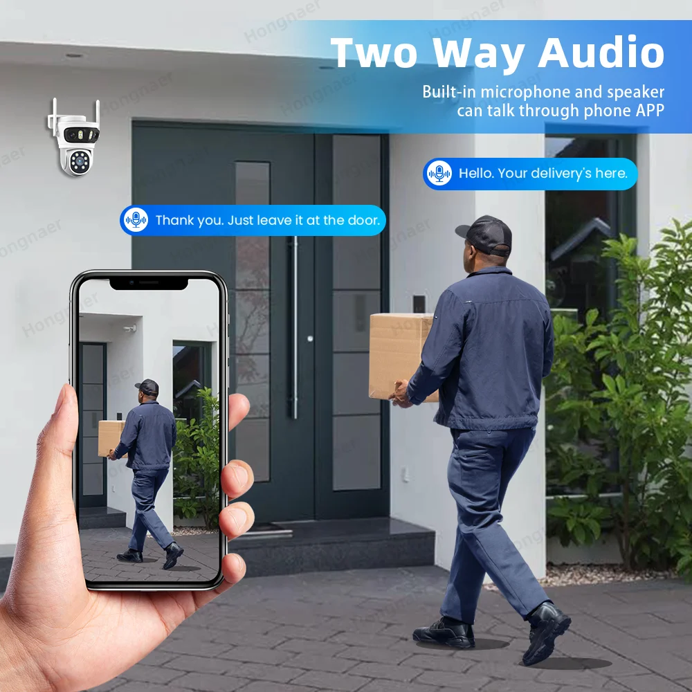 2026 Hongnaer 6MP 4CH 3 Lens 2 - Security Ip Camera recension och pris