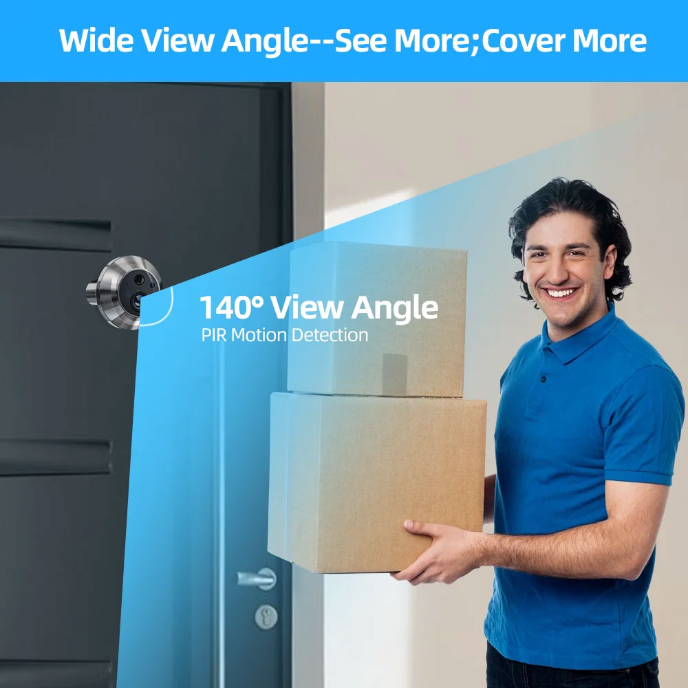 Tuya Smart 5MP Peephole Door C - Smart Home Video Doorphone Ezviz recension och pris