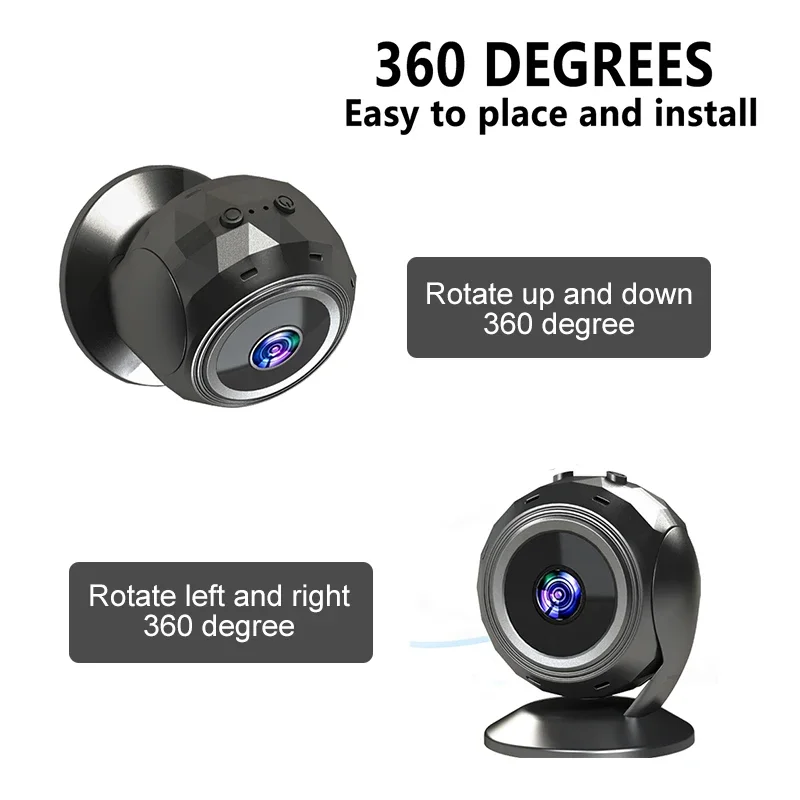Mini Wifi Camera 360° Rotated  - Smart Home Kamera recension och pris