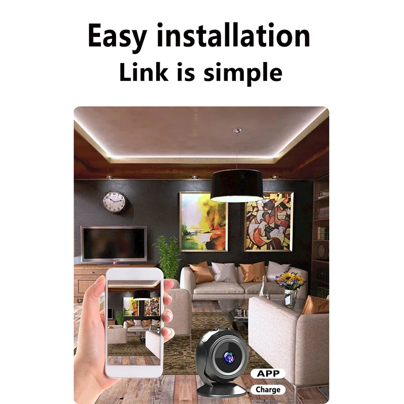 Mini Wifi Camera 360° Rotated  - Smart Home Kamera recension och pris