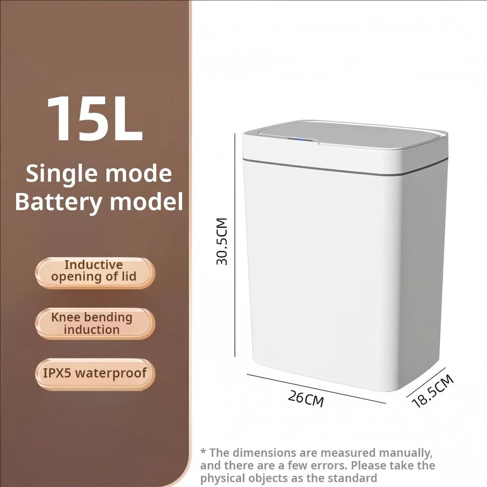 Automatic Sensor Trash Can 15L - Smart Home Junkie recension och pris