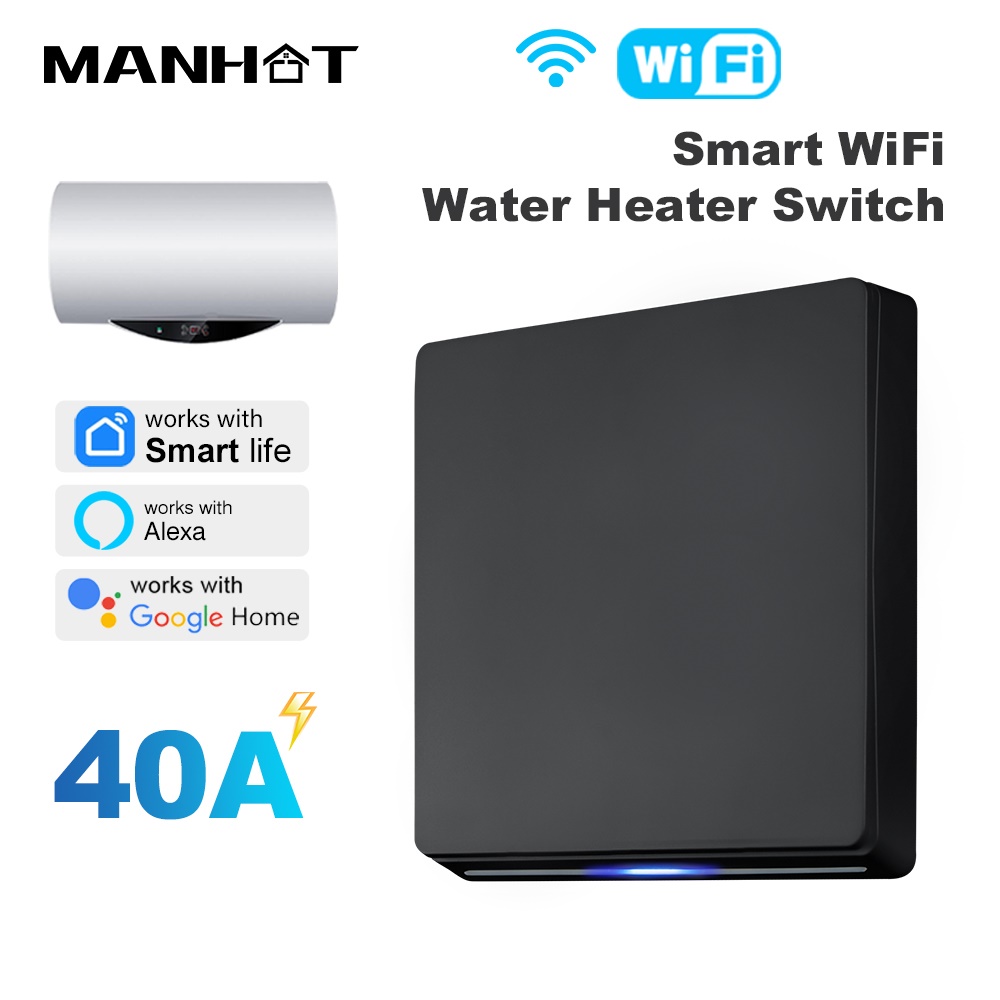 MANHOT Smart Wifi EU Water Hea - Smart Home Voice Control recension och pris