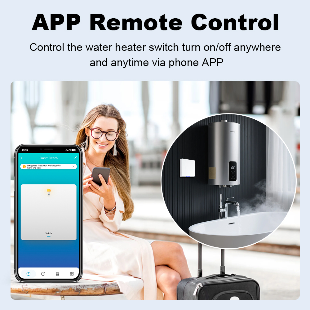 MANHOT Smart Wifi EU Water Hea - Smart Home Voice Control recension och pris