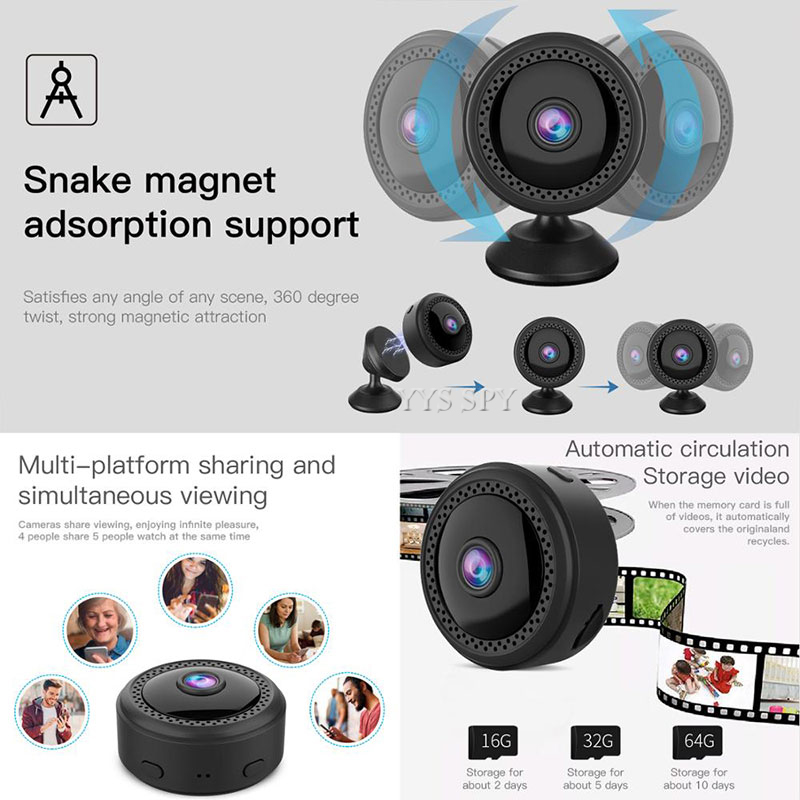 HD Wifi Mini Video Camera Digi - Smart Home Kamera recension och pris