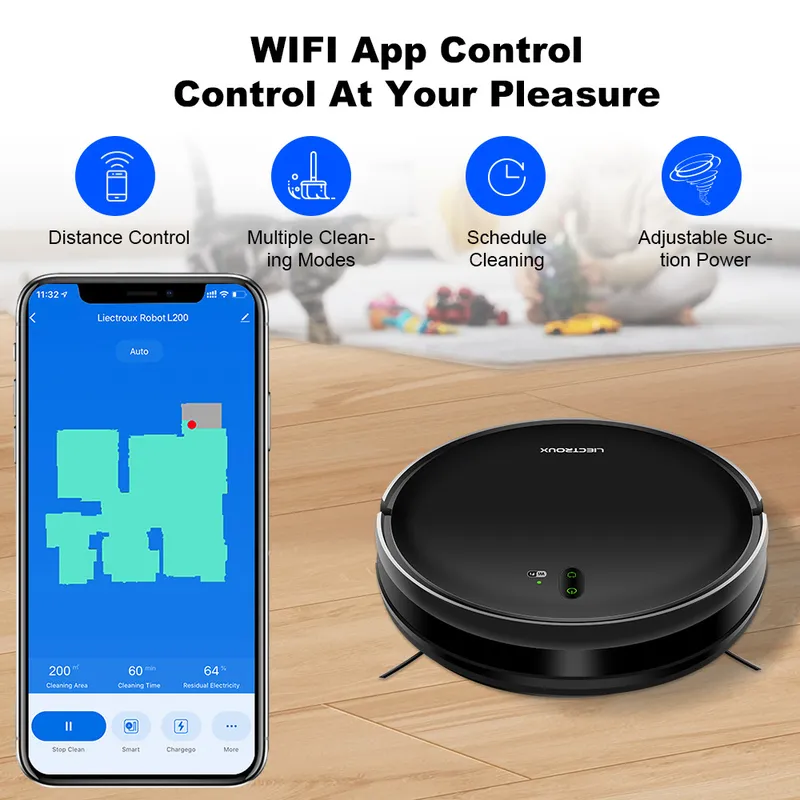 for LIECTROUX L200 Robot Vacuu - Smart Home App recension och pris