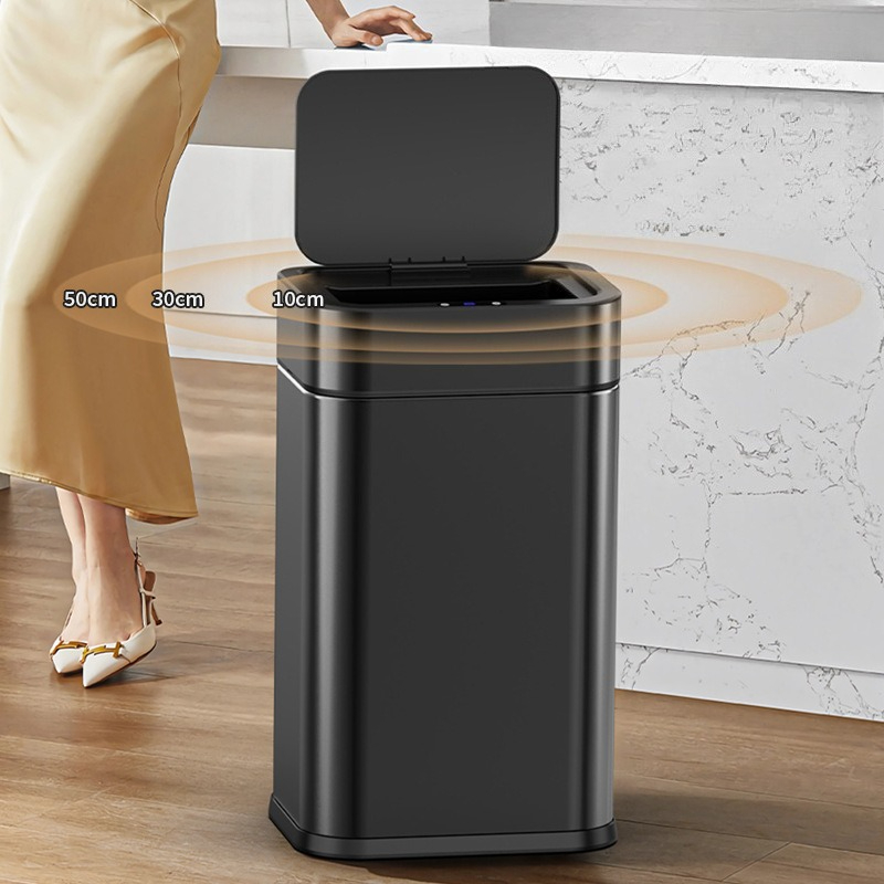 Automatic Sensor Trash Can Sta - Smart Home Junkie recension och pris