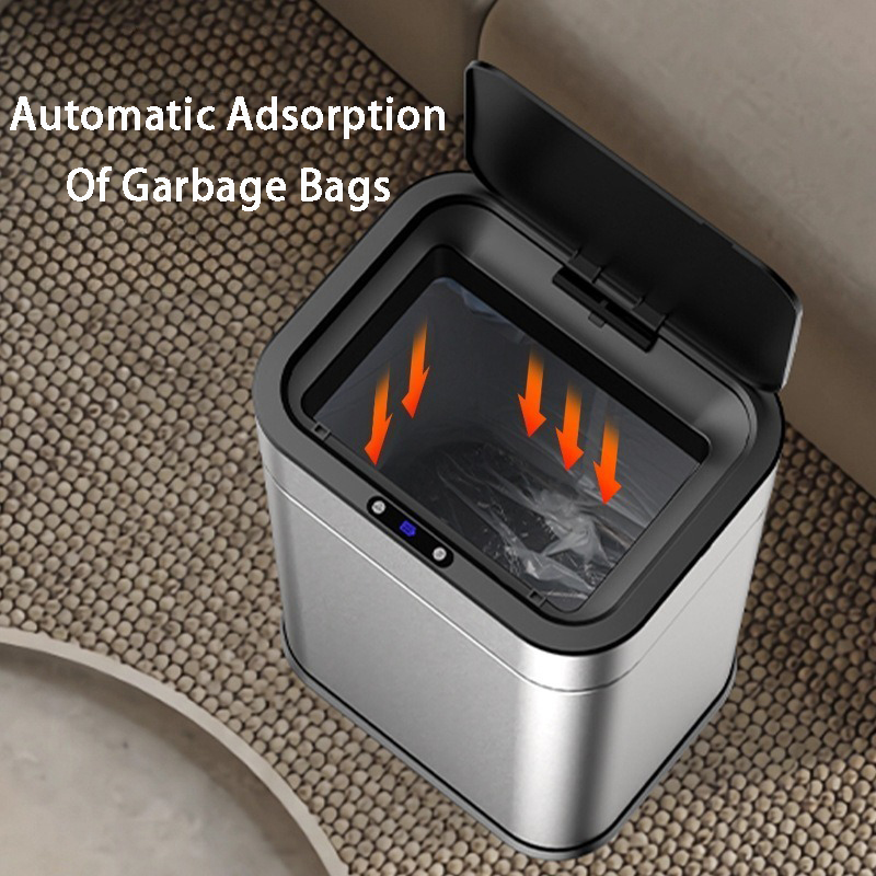 Automatic Sensor Trash Can Sta - Smart Home Junkie recension och pris