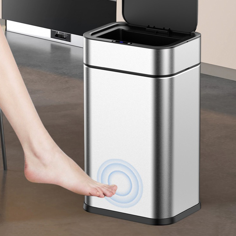 Automatic Sensor Trash Can Sta - Smart Home Junkie recension och pris