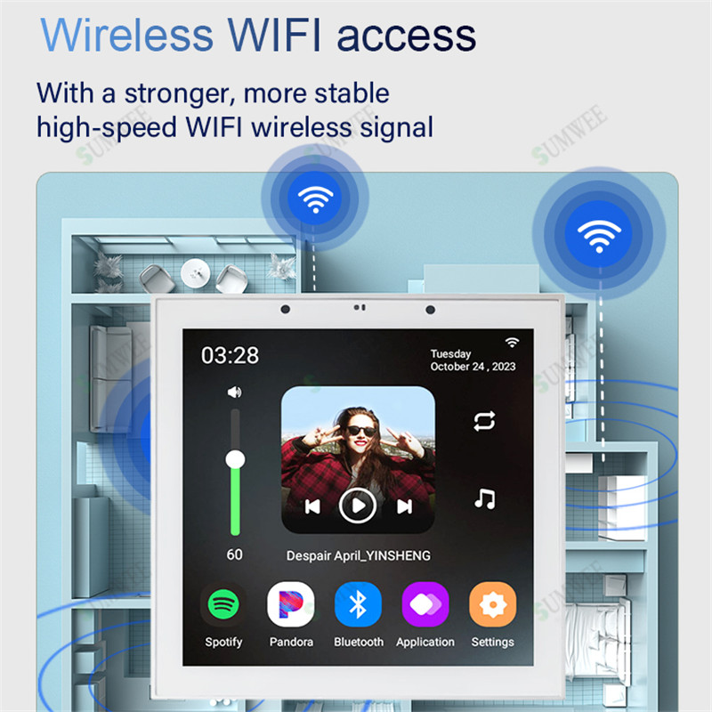 TUYA Smart Home 4 Inch Android - Smart Home Voice Control recension och pris