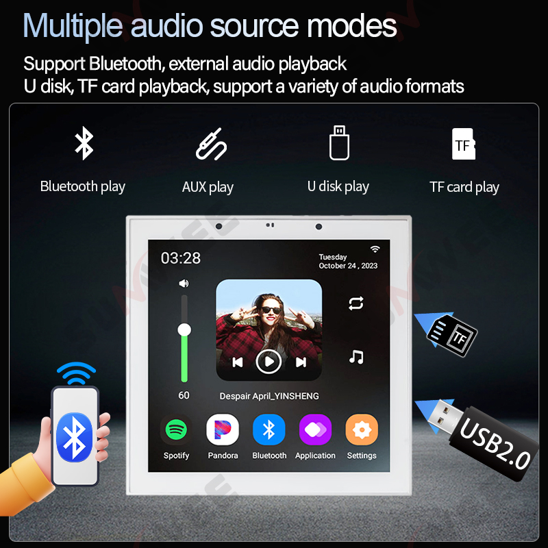 TUYA Smart Home 4 Inch Android - Smart Home Voice Control recension och pris