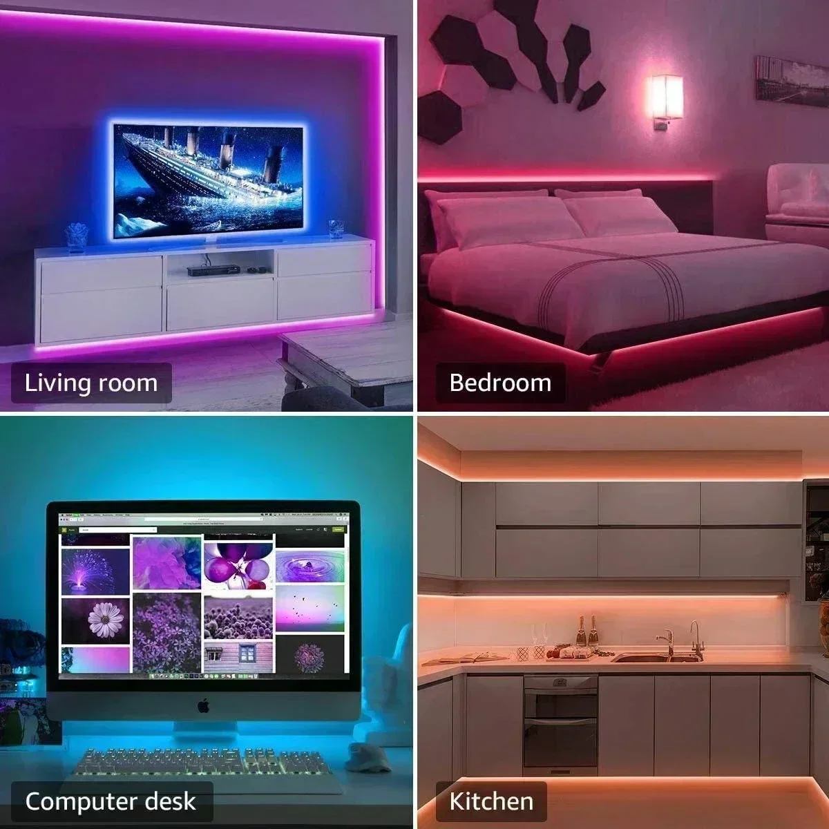 Smart RGB LED Gaming Light Str - Smart Home App recension och pris