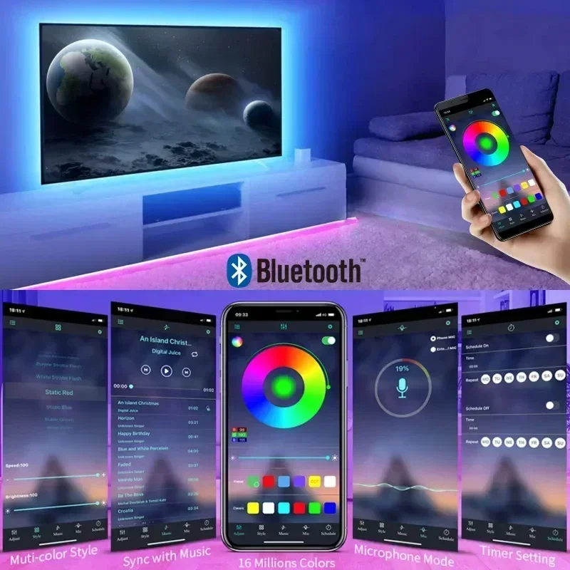 Smart RGB LED Gaming Light Str - Smart Home App recension och pris