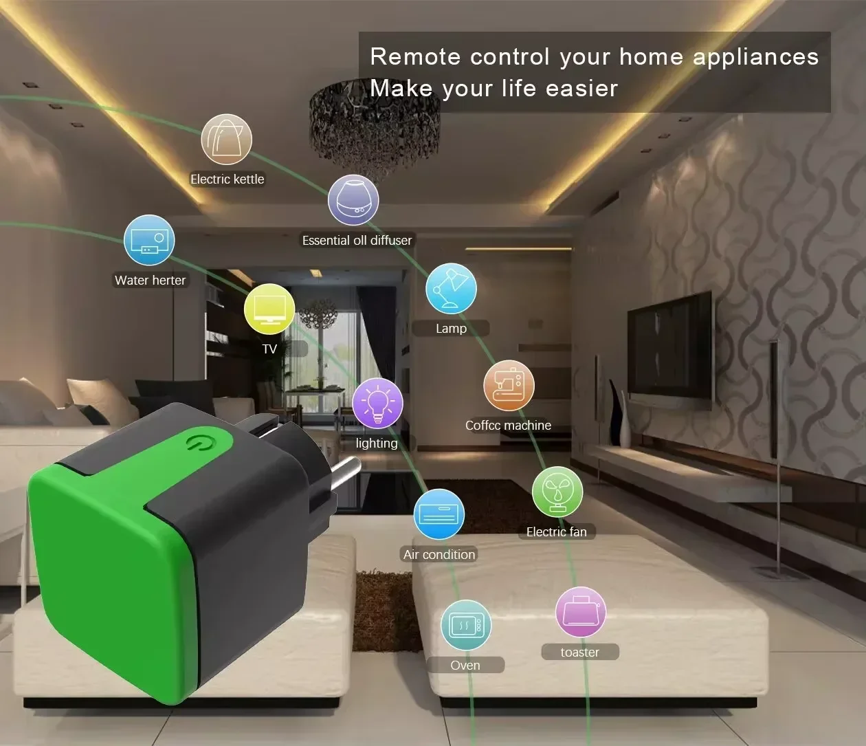 Tuya EU 16A WiFi Smart Waterpr - Smart Home Voice Control recension och pris