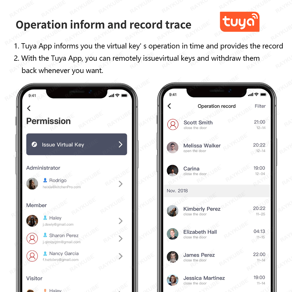 RAYKUBE A1 Pro Tuya BEL Smart  - Smart Home Lock recension och pris