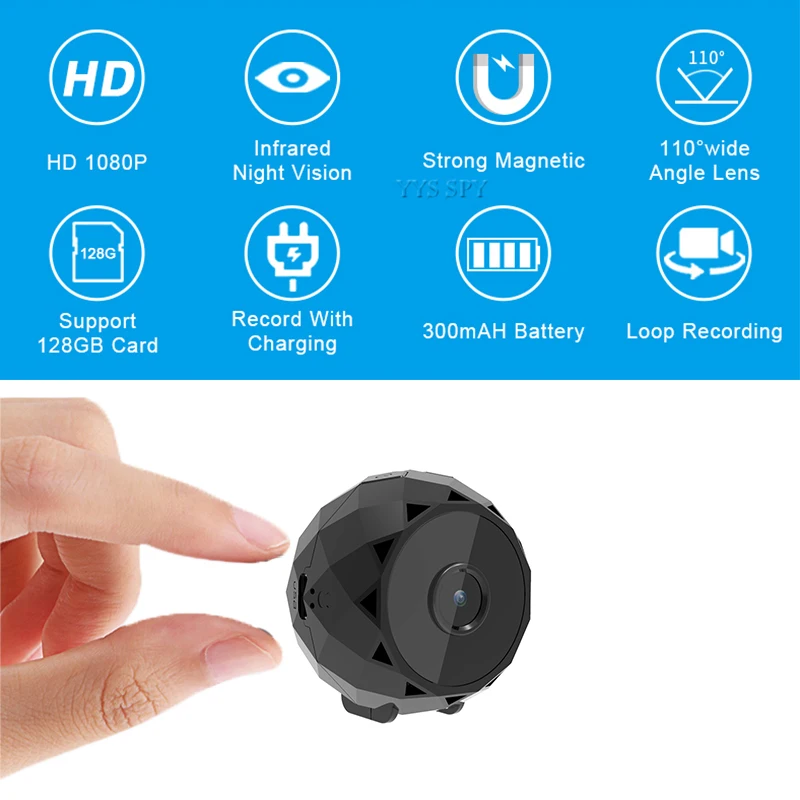 HD Mini Camera Night Vision Di - Smart Home Kamera recension och pris