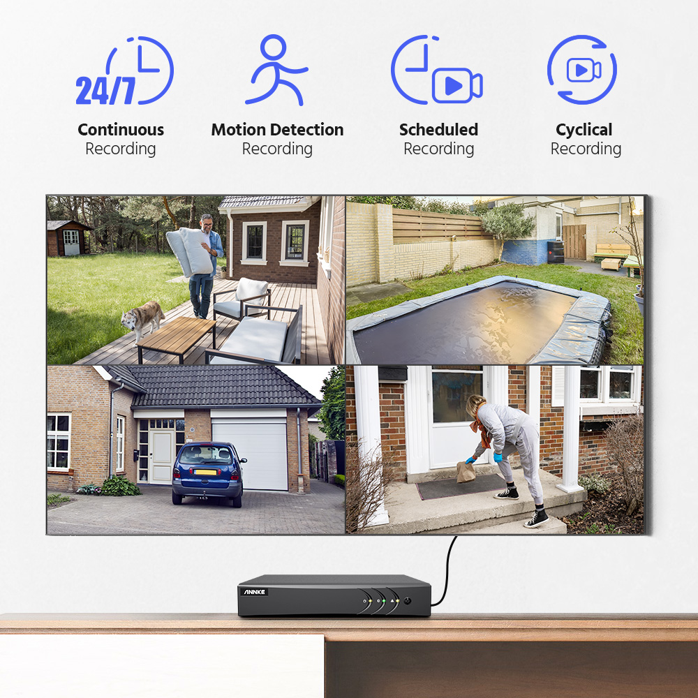 ANNKE 3K 5MP Lite 8CH HD Video - Security Ip Camera recension och pris