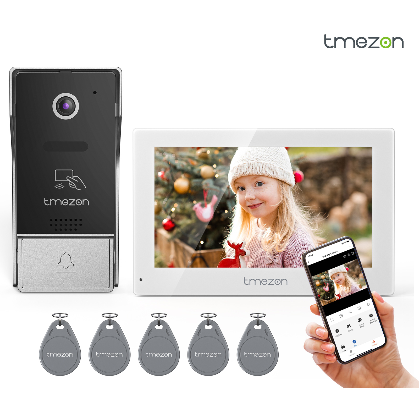 7 Inch Tuya 1080P wireless Wif - Smart Home Video Doorphone Ezviz recension och pris