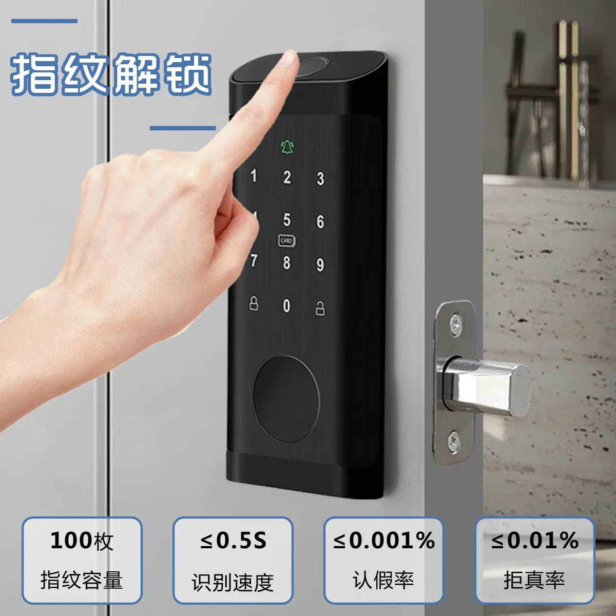 Fingerprint Lock Waterproof Tu - Smart Home Lock recension och pris
