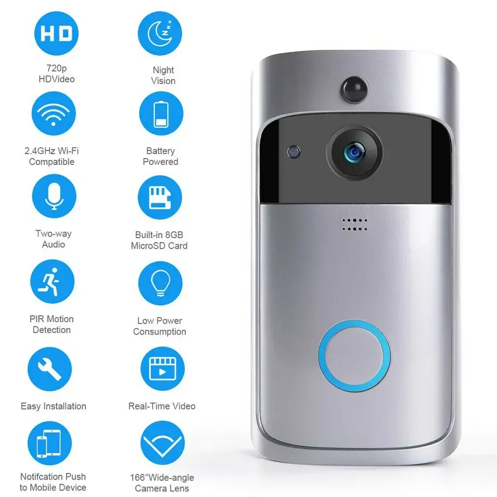 720P HD Smart Home Wireless WI - Smart Home Video Doorphone Ezviz recension och pris