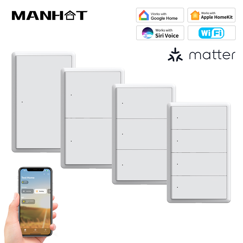 MANHOT Homekit WiFi Smart Swit - Smart Home App recension och pris