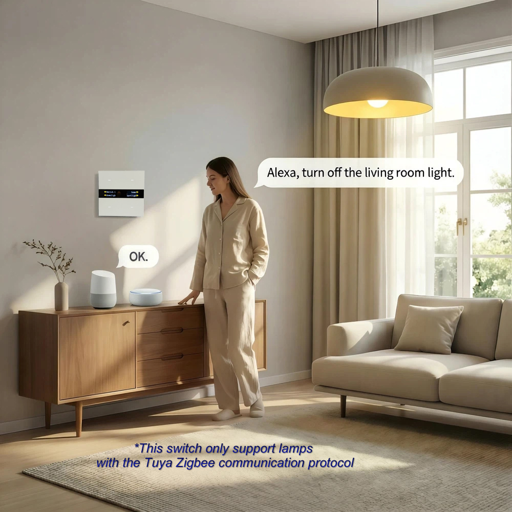 M8 Pro Zigbee Smart Switch Pan - Smart Home Voice Control recension och pris