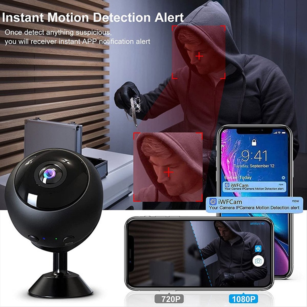 Stable- Fisheye HD Night Visio - Smart Home Kamera recension och pris