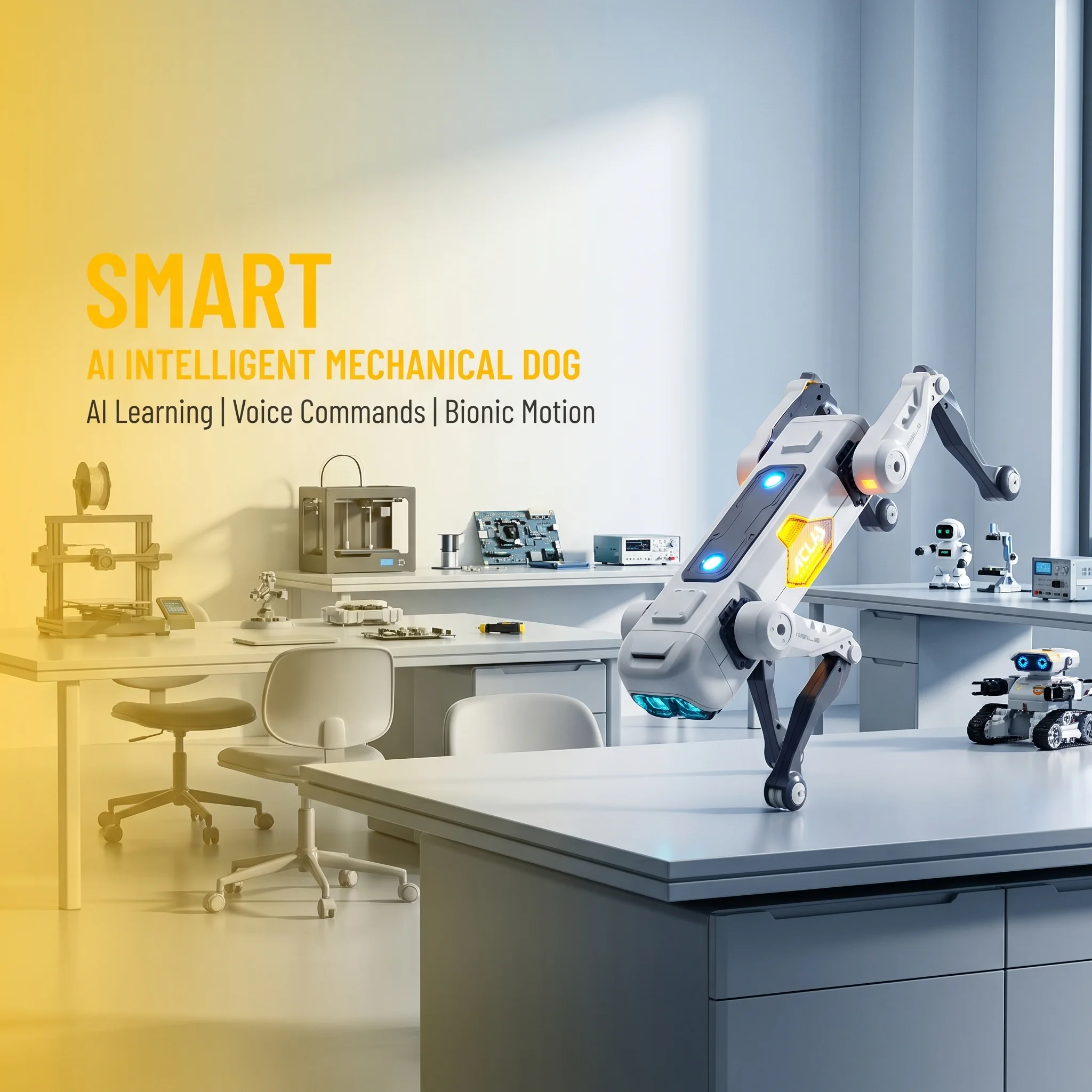 AI Smart Robot Dog, Voice & AP - Smart Home App recension och pris