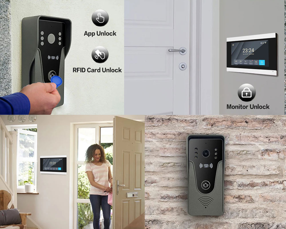 Tuya 1080P 7 Inch Color Touch  - Smart Home Video Doorphone Ezviz recension och pris