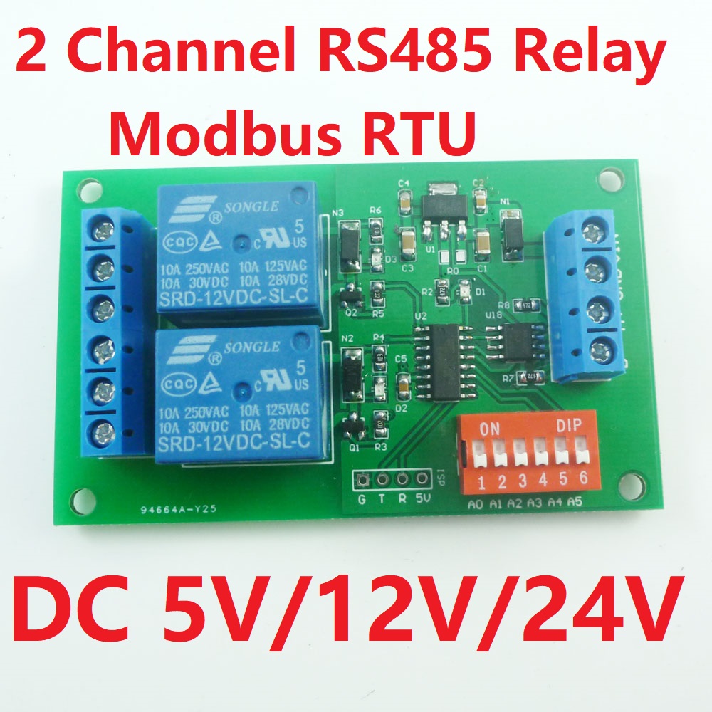 2 Channel Modbus RTU Relay Mod - Smart Home With Plc recension och pris