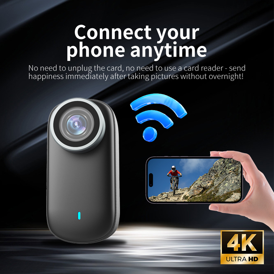 UHD 4K Mini Thumb Camera Actio - Smart Home Kamera recension och pris