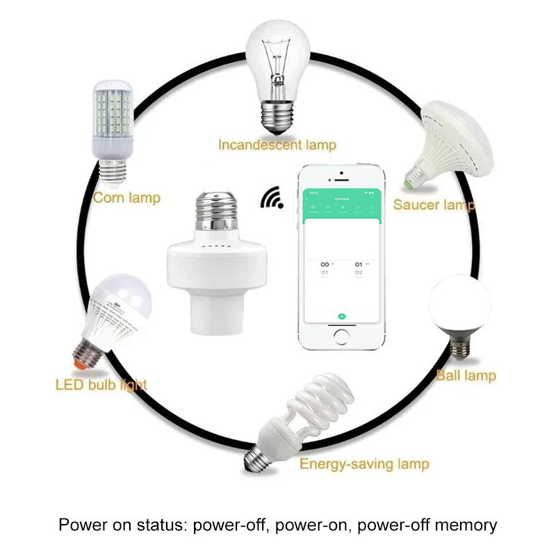 Tuya Smart E27 Socket Switch A - Smart Home App recension och pris